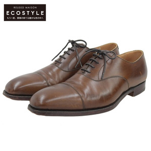 CROCKETT＆JONES クロケット＆ジョーンズ バーニッシュドカーフ ハラム 348ラスト シューズ ダークブラウン 5057-1095-01