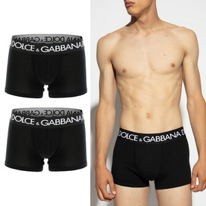 送料無料 3 DOLCE&GABBANA ドルチェ＆ガッバーナ M9D70J ONN97 N0000 アンダーウェア ボクサーパンツ 2枚セット size 4