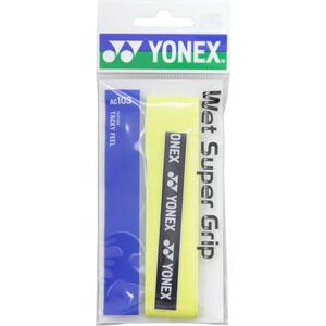 ヨネックス バドミントン グリップ YONEX ウェットスーパーグリップ AC103 (1本入り) イエロー 黄色 テニス 軟式 硬式 ラケット