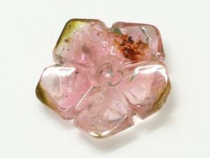 10月誕生石 ちょっとだけウォーターメロン系？のトルマリンの花 4.01ct