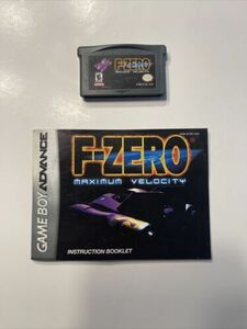 F-Zero Maximum Velocity (Cartridge Only, Region Free) Gameboy GBA With Manual 海外 即決