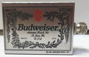 90S『BUDWEISER 国産永久マッチ 未使用品 BOX レア』
