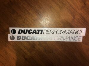 S14) ドゥカティ　DUCATI パフォーマンス　ロゴ　ステッカーデカール　355mm(Lサイズ)