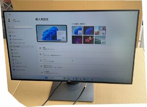 ☆動作品☆保証あり画面薄い傷あり DELL U2720Q 27インチ 付属品あり管理番号D1136