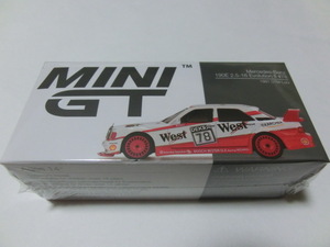 MINI GT 1/64 メルセデス ベンツ 190E 2.5-16 エボリューション II DTM 1991 #78 Lohr 左ハンドル MGT00395-L 新品