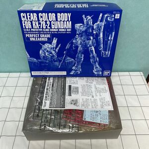 833/ 未組立 取説欠品 PG UNLEASHED 1/60 RX-78-2 ガンダム クリアカラーボディ プレミアムバンダイ限定