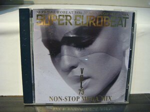 MB/H14HV-PEV 中古CD SUPER EUROBEAT VOL.73 NON-STOP MEGA MIX AVCD-10073 ステッカー付き