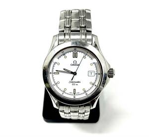【OMEGA】オメガ シーマスター 120m　2511.20 ホワイト文字盤 クォーツ メンズ　レディース 腕時計