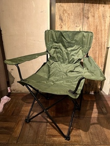 vintage Nylon Folding Chair ヴィンテージ DEADSTOCK デッドストック アウトドア イギリス軍 フォールディングチェア アーミー