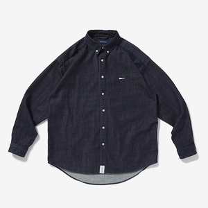 希少★新品本物【INDIGO★2】★ALLEN DENIM B.D. LS SHIRT アレンデニムシャツ 正規店購入 ディセンダント 限定 入手困難 DESCENDANT 21A/W