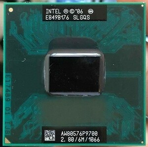 Intel Core 2 Duo P9700 SLGQS 2C 2.8GHz 6MB 28W Socket P AW80576SH0726MG