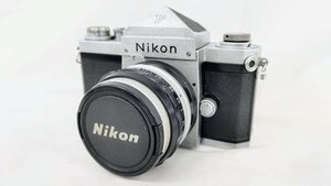 T1878 Nikon ニコン F アイレベル シルバー 651万番台 フィルムカメラ 一眼レフカメラ レンズ付き Nippon Kogaku NIKKORS Auto 1:2 f=5cm