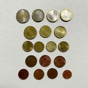海外 コイン 硬貨 貨幣 ユーロ (約)6.5ユーロ★2ユーロ 1ユーロ 50セント 20セント 10セント 5セント 2セント 1セント