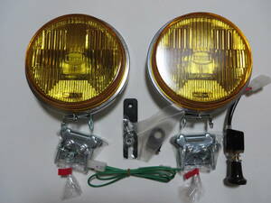 フォグランプ セット ハロゲン 丸型 150φ 小糸製作所 KOITO 12V 55W fog lamp set 旧車 ベレット HALOGEN bellett mini ワーゲン ジムニー