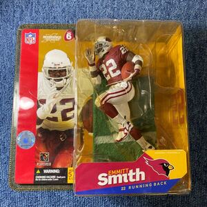 マクファーレン NFL 2003 エミット.スミス　#22 カージナルス　EMMITT Smith アメリカンフットボール　フィギュア　未開封　レア