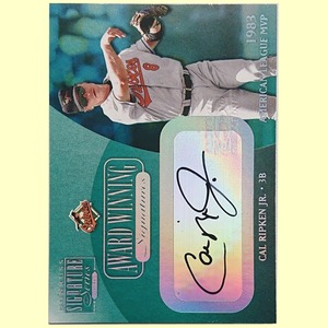 ◆Cal Ripken Jr. 【31/83 Auto card】2001 Donruss Signature Award Winning Signatures （検）カル・リプケン 