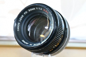 オールドレンズ 一眼レフ CANON LENS FD 50mm F1.4 S.S.C【中古】