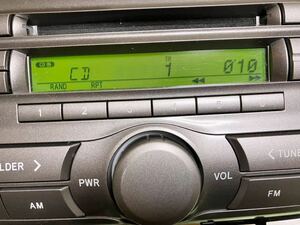 CDプレーヤー トヨタ純正 86180-B1070 簡易テスト時CDのイジェクトと再生OK ラジオ AMFM 受信OK QNC20系 bB オーディオステー 付属
