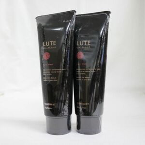 ☆新品2個セット ナチュラリープラス LUTE SCALP&HAIR ルーテ ヘアマスク トリートメント 160g ( 0823-n2 )