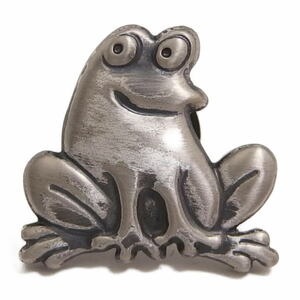 くりっとおめめ カエル かえる 蛙 可愛い ユニーク アンティーク調 ラペルピン ブローチ