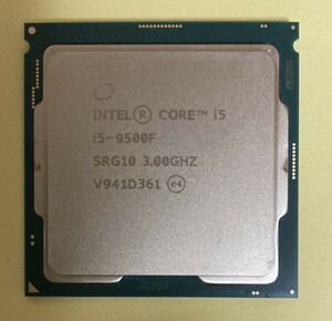 【動作確認済】Intel CPU Core i5 9500F