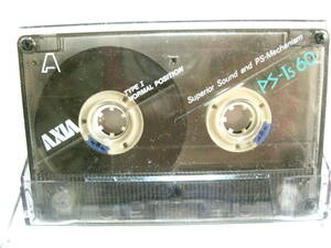 使用済み　中古　　カセットテープ　富士AXIA　PS-1ｓ60 Type1　ノーマル　60分　1本　爪あり　No633　1スリムケース　