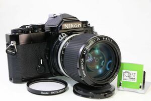 【同梱歓迎】【動作保証・点検済】良品■Nikon FM ブラック / Nikon Zoom-NIKKOR 43-86mm F3.5シャッター全速・露出計完動■■5570