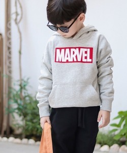 キッズ 「GAP」 「KIDS」プルオーバーパーカー「marvelコラボ」 X-LARGE ライトグレー