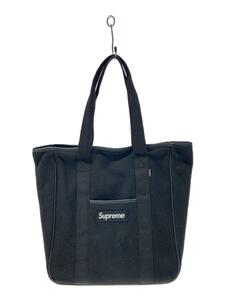 Supreme◆Polartec Tote/トートバッグ/フリース/BLK/無地/2018FW1115016