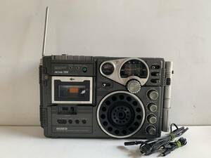 Hu878◆TOSHIBA 東芝◆ラジカセ ラジオカセットレコーダー ACTAS 2800 RT-2800 マイク WM-280 FM/SW/MW 3BAND RADIO CASSETTE RECORDER
