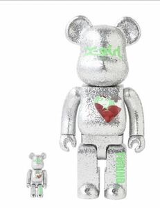 X-girl × BE@RBRICK × YURINO 100% & 400% ベアブリック エックスガール ベアブリック ユリノ Medicon Toy メディコムトイ