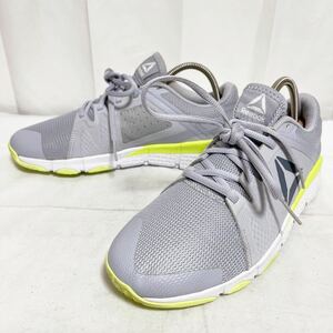 和290★ Reebok リーボック トレーニングシューズ スニーカー 24.5 グレー レディース 