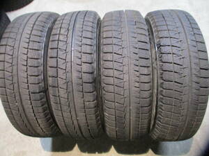 9分山 .スタットレス 185/65R15 ブリジストン REVO GZ　4本 A-67