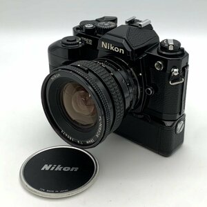 1円～/Nikon/ニコン/FM2/レンズ・付属品付/PC-NIKKOR/28mm/F4/一眼レフ/フィルムカメラ/シャッターOK/通電確認済/ジャンク/I248