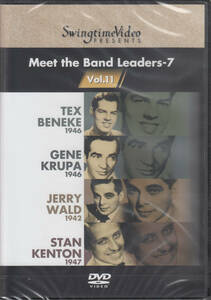 DVD◆新品・送料無料◆Meet the Band Leaders-7/テックス・ベネキー1946/ジーン・クルーパー1946/ジェリー・ウォルド1942 ev1036
