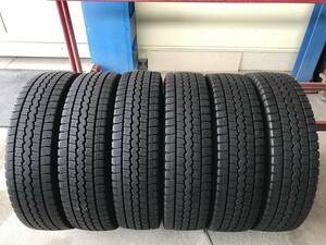 195/85R16 114/112LT 2018年40週 【10.8㎜分山】 ダンロップ DUNLOP WlNTER MAXX LT03 ６セット♪ 