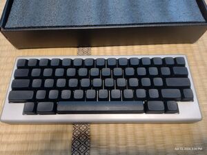 HHKBレイアウト★KBDFans★D60-B★QMK対応Gateron Milky Yellowスイッチ★自作キーボード