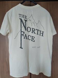 ノースフェイスTHE NORTH FACEゴールドウィンTシャツSサイズ薄イエローきなり色パタゴニア