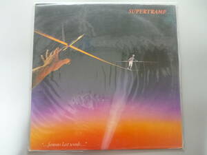 SUPERTRAMP　famous last words　レコード　送料710円