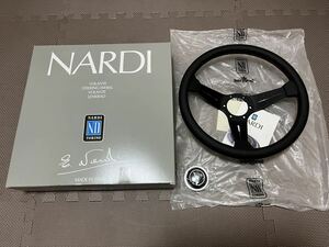 【限定400本】NARDI ナルディ レッドスティッチ 34パイ ディープコーン パンチングレザー 新品未使用 N921 FET 