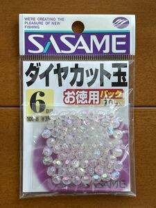 【ＳＡＳＡＭＥ】ダイヤカット玉 ６ｍｍ ささめ針