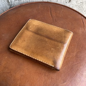 PORTER YOSHIDA NATURE Leather Compact Bill Wallet ポーター 吉田カバン ネイチャー 本革製 二つ折り 札入れ 財布 ナチュラル レザー