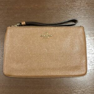 未使用新品　COACH コーチ　マチなしポーチ