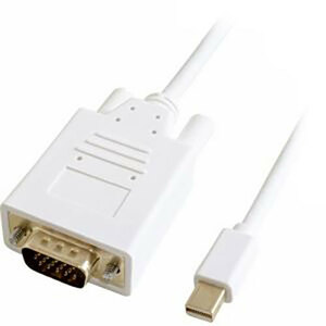 IOデータ IO DATA ゴッパ miniDisplayPort-VGA変換ケーブル 2m ホワイト GP-MDPV15W-20 /l