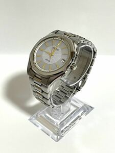 SEIKO DOLCE セイコー ドルチェ 7B52-0AE0 電波ソーラー 腕時計 白文字盤 稼働品 