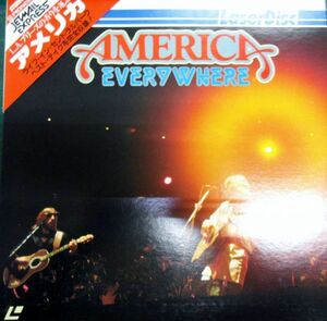 0/国内版中古LD☆アメリカ(AMERICA)「 ライブ・イン・セントラル・パーク」解説・英詞ライナー・三角帯つき/約45分/発売時定6,800円