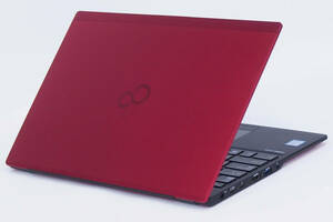 【1円～】Office2021搭載 極軽極薄 快速大容量 20年製 LIFEBOOK U939/B 赤 i5-8365U 8G SSD512G 13.3FHD Thunderbolt3 指紋認証 Win10Pro