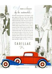 ◆1932年の自動車広告　キャデラック1　Cadillac