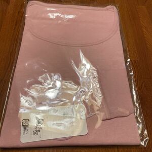 定価7590円　天使の綿シフォン　ラウンドネック長袖　M サイズ　ピンク（春桜）