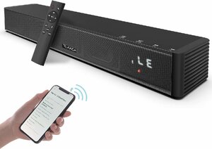 未使用品！ TLAXCA サウンドバースピーカー H8E サブウーファー内蔵 臨場感 重低音 Bluetooth 光デジタル Aux 他 ※外箱ダメージ有